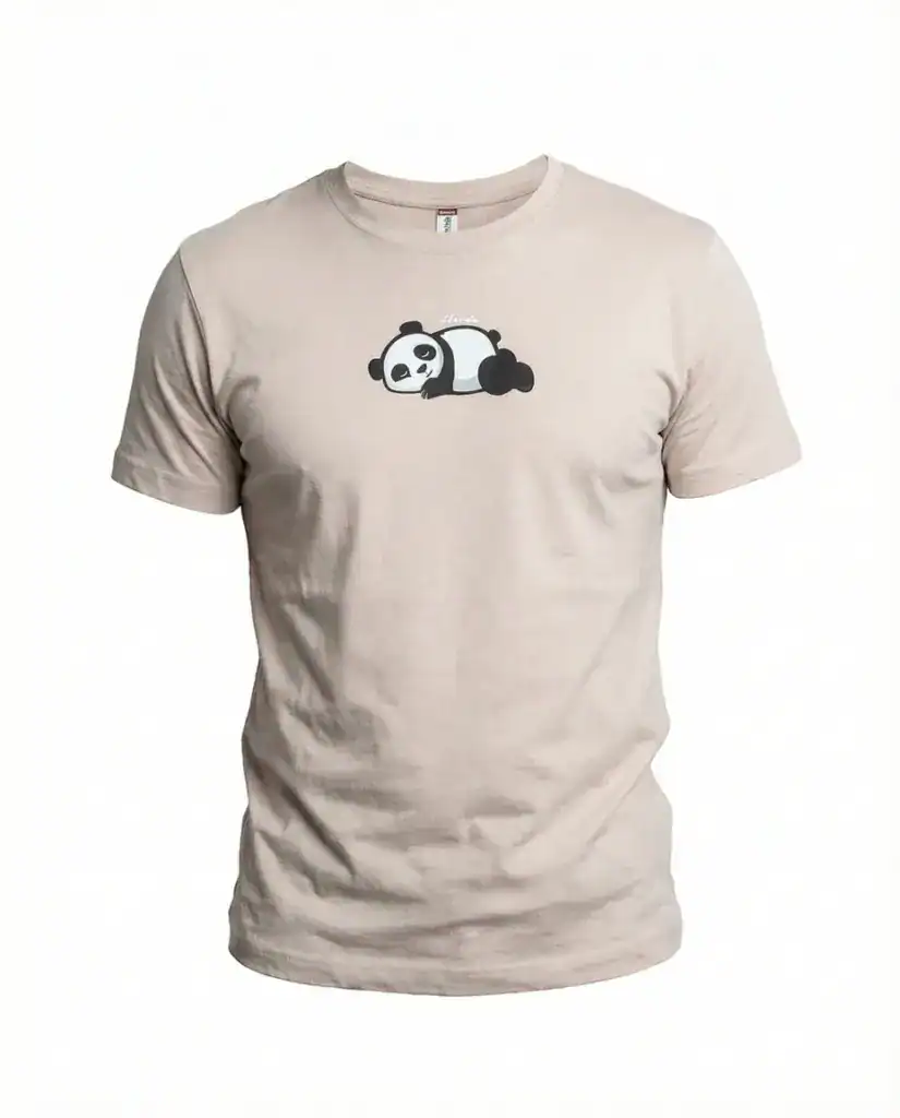T-Paita Panda, Aikuiset, Vaaleanpunainen