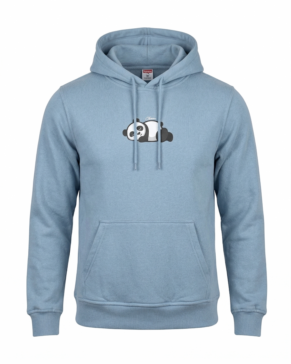 Huppari Panda, Aikuiset, Vaaleansininen Huppari Panda, Aikuiset, Vaaleansininen